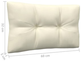 Set mobilier de gradina Culoare crem, VAZUL