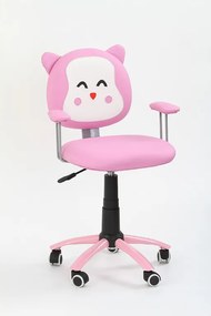 Scaun de birou copii Kitty roz