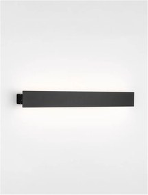 Aplica LED iluminat ambiental perete exterior IP65 PATH negru, 51cm