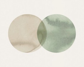 Fototapet, Eclipse, Beige Green, Rebel Walls