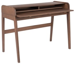 Birou cu blat rabatabil Zuiver Barbier, maro