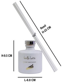 Odorizant camera cu betisoare VANILLA LATE, 100ml