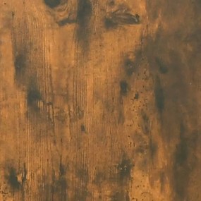 Noptiera, stejar fumuriu, 50x36x60 cm, lemn compozit