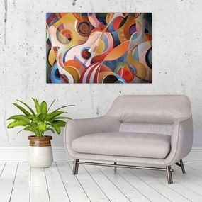 Tablou - Abstract muzical (90x60 cm)