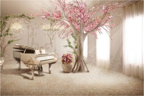 Tablou - Interior de vis cu pian (90x60 cm)