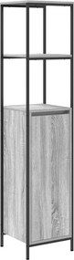 vidaXL Dulap de baie cu rafturi Gri Sonoma 36x35x165 cm