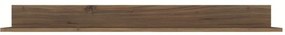 Raft de perete RANI 135,8x15 cm maro