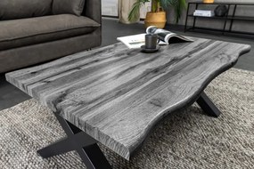 Masuta design industrial WILD 90cm, gri