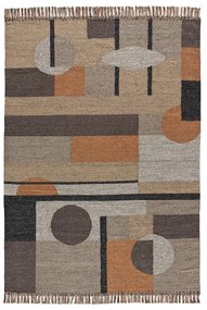 Covor lavabil/țesut manual din bumbac reciclat 120x170 cm Chandia – Universal