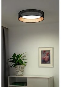 Plafonieră LED Duolla ROLLER LED/24W/230V d. 45 cm negru/cupru