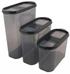 Set de Cutii pentru Depozitare, 12 Piese, Culoare Antracit, 964FRM1127