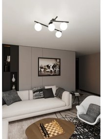 Plafonieră SMART 4xE14/10W/230V negru/alb