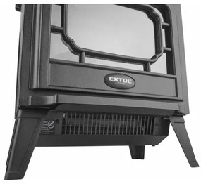 Șemineu LED electric cu încălzire LED/1800W/230V 40,6x35,5 cm Extol