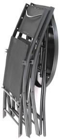 Set balcon gradina Macario - 2 locuri, negru