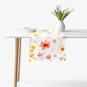 Goldea napron de masă teflonat - paradisul florilor 20x120 cm