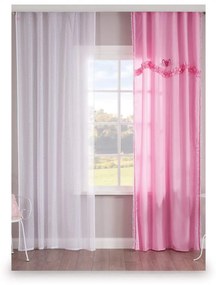 Draperie si perdea pentru camera copii Colectia Rosa