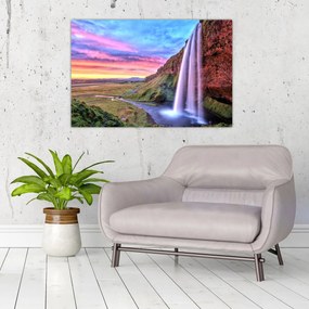 Tablou - Cascada Seljalandsfoss (90x60 cm)