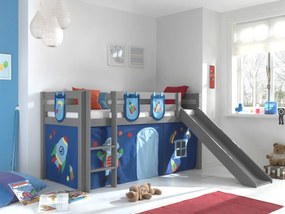 PINO PAT SEMI-INALT cu glisieră, perdea și 3 buzunare Astro.