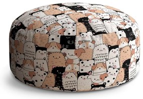 Taburet Circle animăluțe drăguțe, colorat