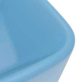 Chiuveta de baie lux albastru deschis mat 41x30x12 cm ceramica matte light blue