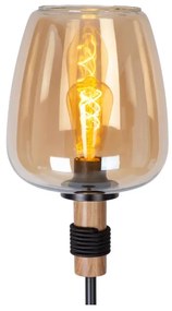 Lampadar Lucide 45708/01/62 ILONA 1xE27/40W/230V negru/bej
