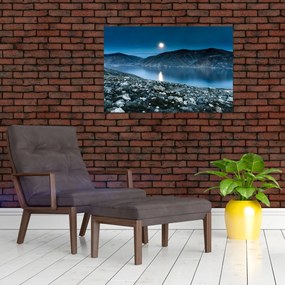 Tablou - Islanda noaptea (90x60 cm)