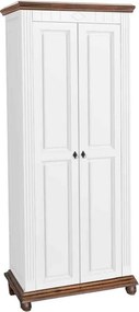 Dulap lemn masiv alb Hol Sonya -Maro, 71 × 41 × 193 cm