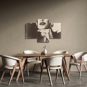 Tablou - Vintage, poza unei femei (90x60 cm)