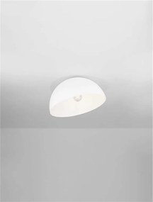 Lustra aplicata design decorativ GEA alb D-40cm