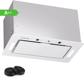 Klarstein Hektor Eco, hotă, 52 cm, 466 m³/h, control tactil, sticlă