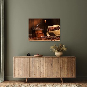 Tablou pe sticlă cu cafea (70x50 cm)