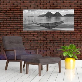 Tablou - Hamac pe plajă (120x50 cm)