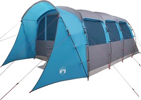 vidaXL Cort de Familie cu acoperiș Albastru și Gri 576 x 325 x 213 cm