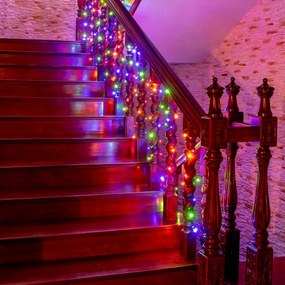 Iluminat LED de Crăciun - 5 m,50 LED-uri,colorat+controler