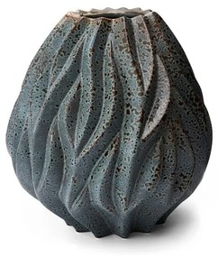 Vază din porțelan Morsø Flame, înălțime 23 cm, gri