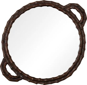Tavă rotundă cu oglindă, H29 cm, "Bamboo"