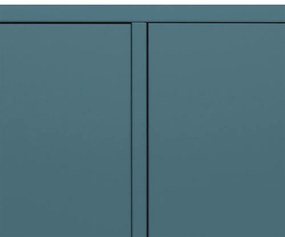 Boxie 2 uși dulap de perete 80x80x37 cm albastru petrol