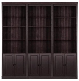 Bibliotecă maro din lemn de pin 222x223 cm Anita – Støraa