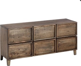 Comoda TV design vintage Sabine, natur SX-121403