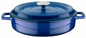 LAVA Metal Oală din fontă, diametru 28 cm,albastră, 3,5 l
