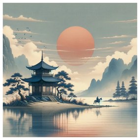 Tablou liniștea naturii japoneze