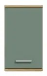Dulap suspendat pentru baie VENOM, verde/stejar artisan