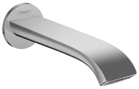 Pipa cada baie cu montaj in perete, culoare crom Hansgrohe Vivenis 75410000 Crom