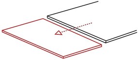 Masa extensibila Salvadore Ceramic gri ANTHRACITE/negru mat L160-240 cm