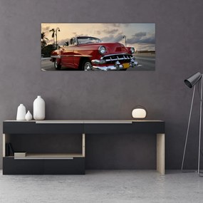 Tablou cu mașina (120x50 cm)