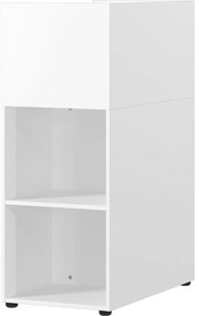 Bibliotecă albă 80x120 cm Mailand – Germania
