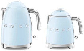 Ceainic electric albastru deschis din oțel inoxidabil 800 ml Retro Style – SMEG