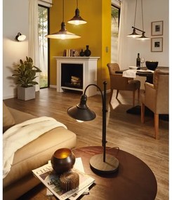 Eglo 49456 STOCKBURY - Lampă suspendată pe cablu, 1xE27/60W/230V, Ø 36 cm