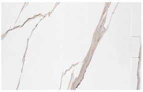 Cadita de dus Bazalt Carrara alba 80x100