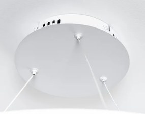 Brilagi - Lustră LED dimmabilă FALCON II, 108 W, 230 V, 3000–6500 K, Ø 80 cm, albă + telecomandă